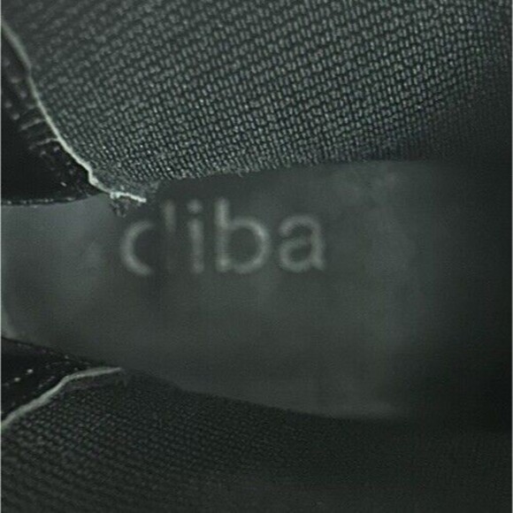 Diba Womens 6 1/2 Black Slip On 1" Heels and Ankle Boots with Buckle for looks - Picture 10 of 12